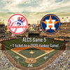ALCS Game 5 (if necessary) - Yankees vs Astros (October 17th, 2019)