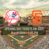 Opening Day - Yankees vs Giants (March 30th, 2023)